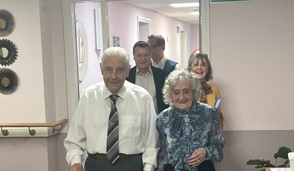 70th anniversary couple’s wedding recreated at Hampton House